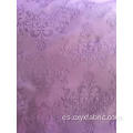 tela de poliéster rosa púrpura con relieve